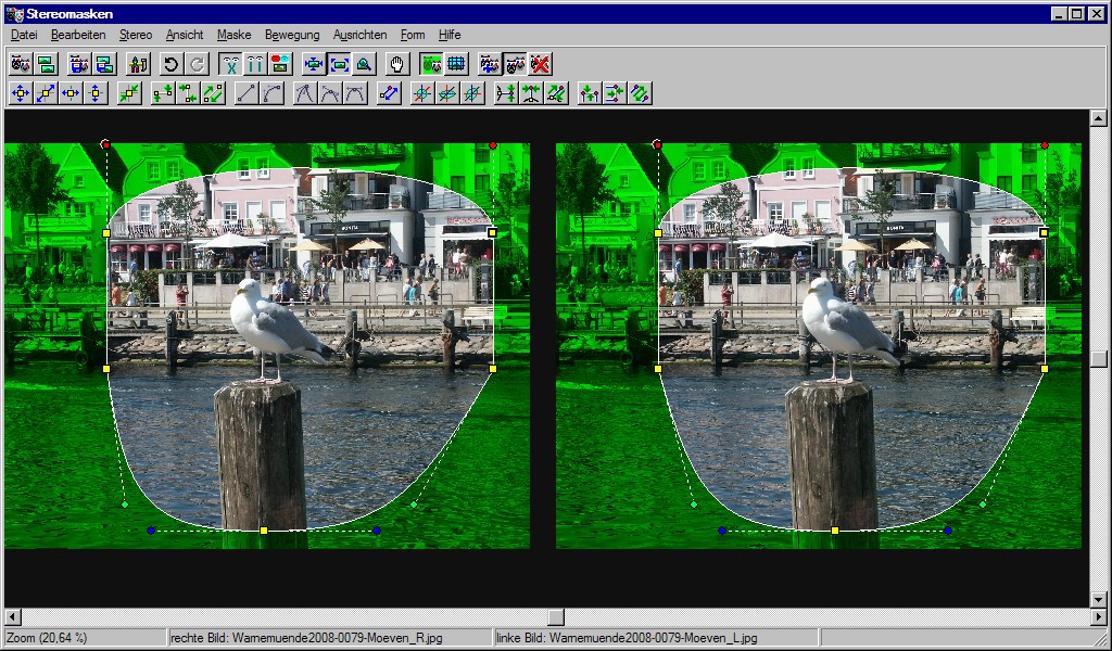 Screenshot Stereomasken